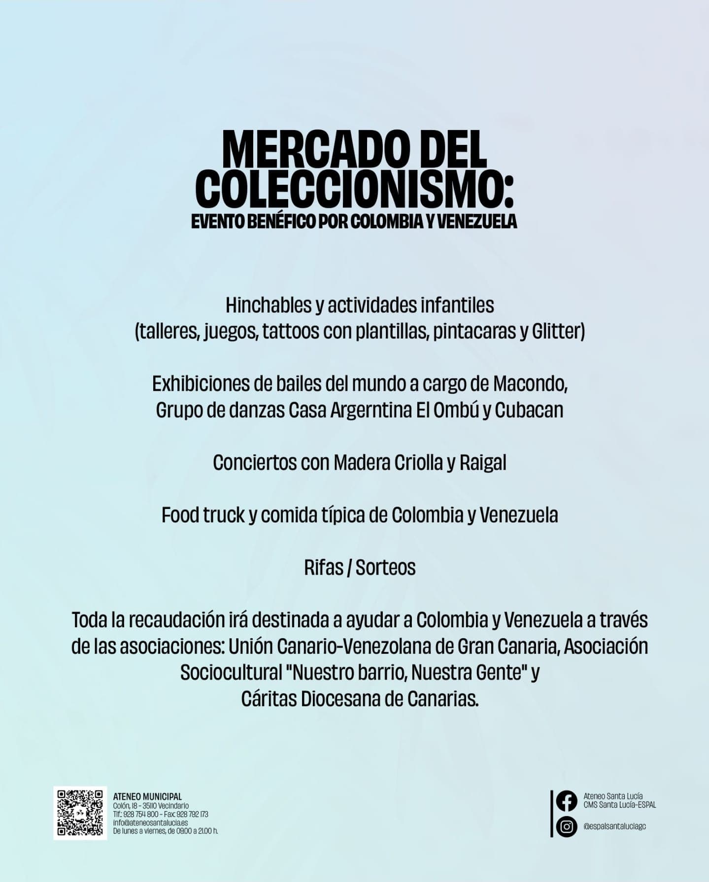 Official programme for the Mercado del Coleccionismo charity event